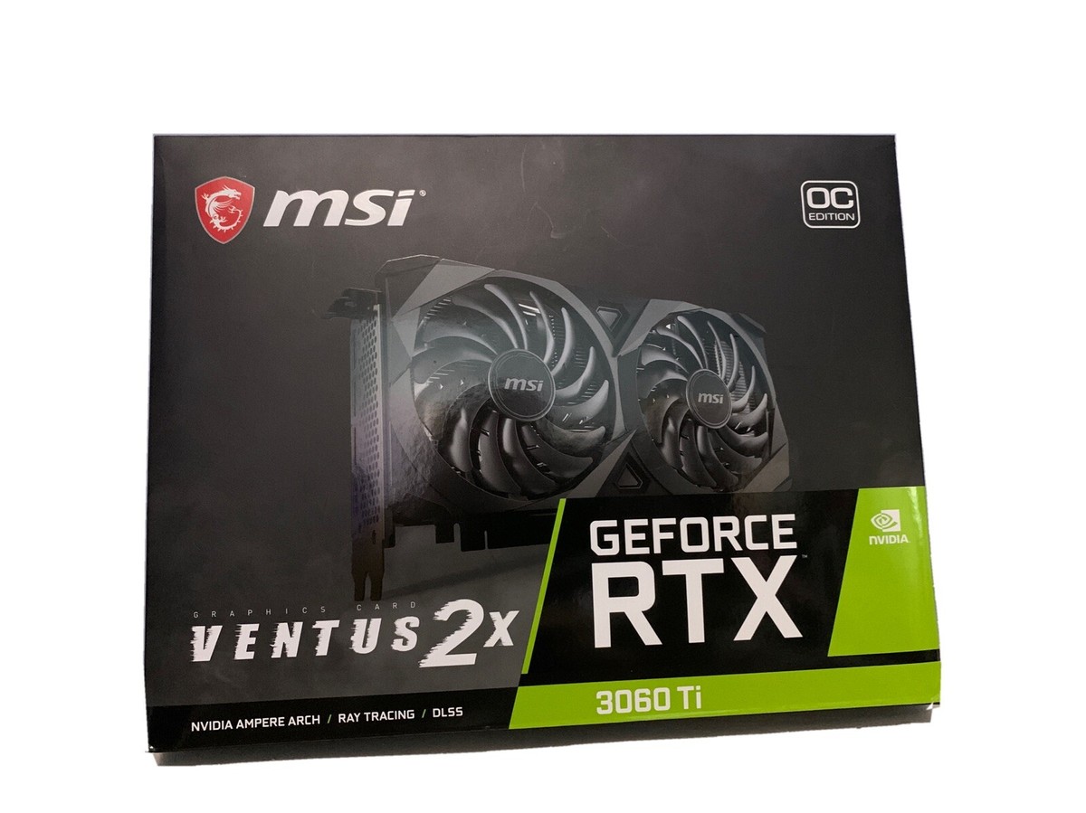 MSI GeForce RTX 3060 Ti Ventus 2X OC 8GB GDDR6 Graphics Card for