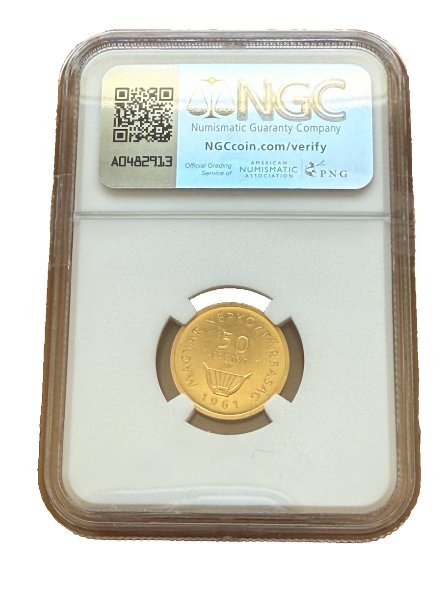 Hungary 1961 BP Gold 50 Forint NGC PF61 Franz Liszt | eBay