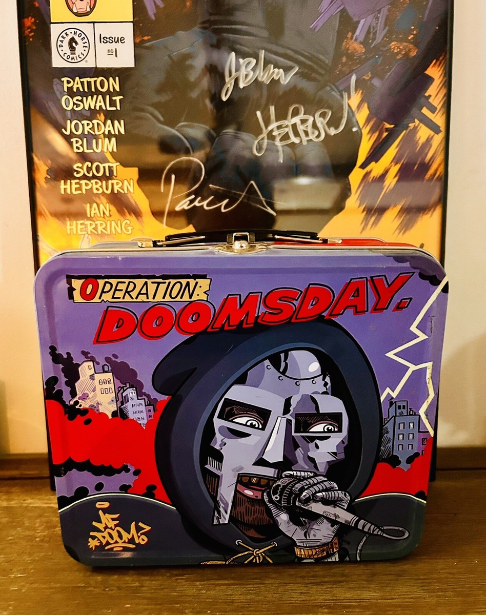 MF Doom DOOMSDAY Lunchbox RARE Card set Sealed! CD Open | eBay