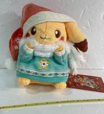 Pokemon Heartwarming Christmas 2024 Pikachu Plush Doll Pokémon | eBay