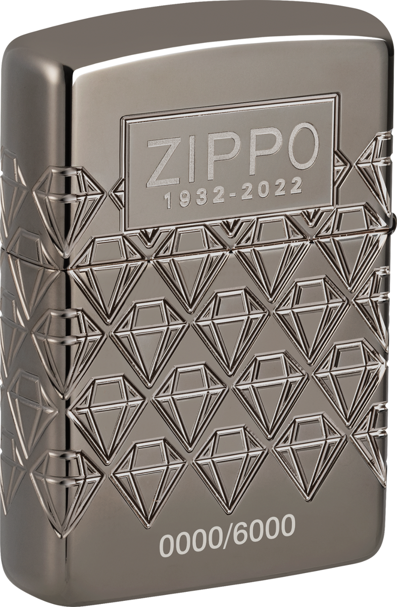 Zippo 90th Anniversary Collectible 2022 Limited Edition Black Ice