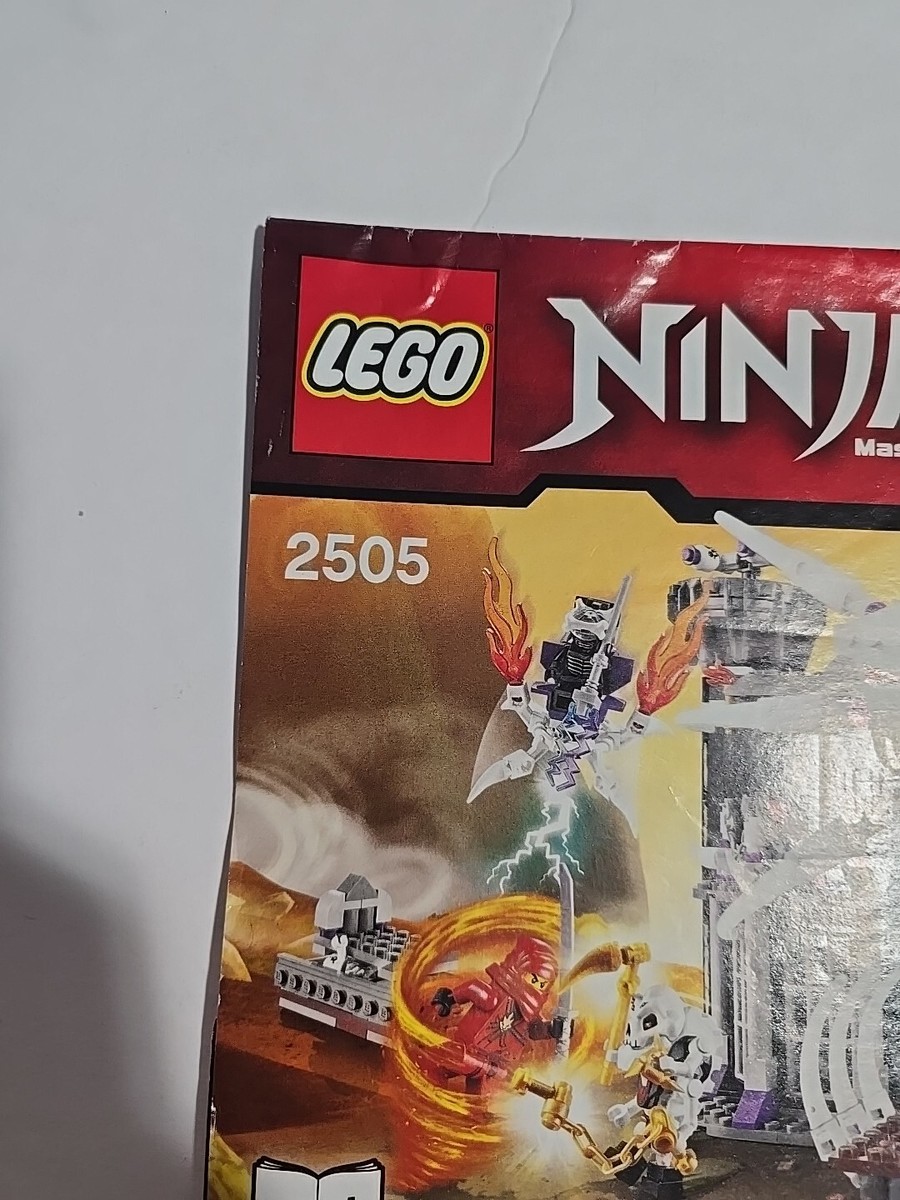 INSTRUCTIONS for LEGO 2505 - Ninjago - Garmadon's Dark Fortress