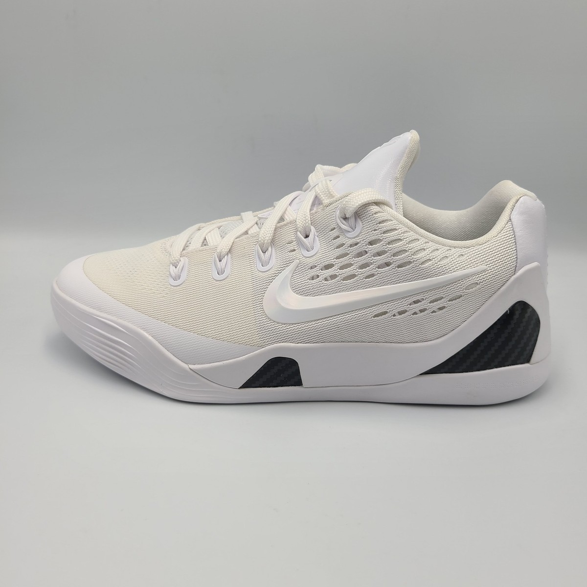 Nike Kobe IX 9 Elite Low Protro Halo Triple White FZ7334-100 Size