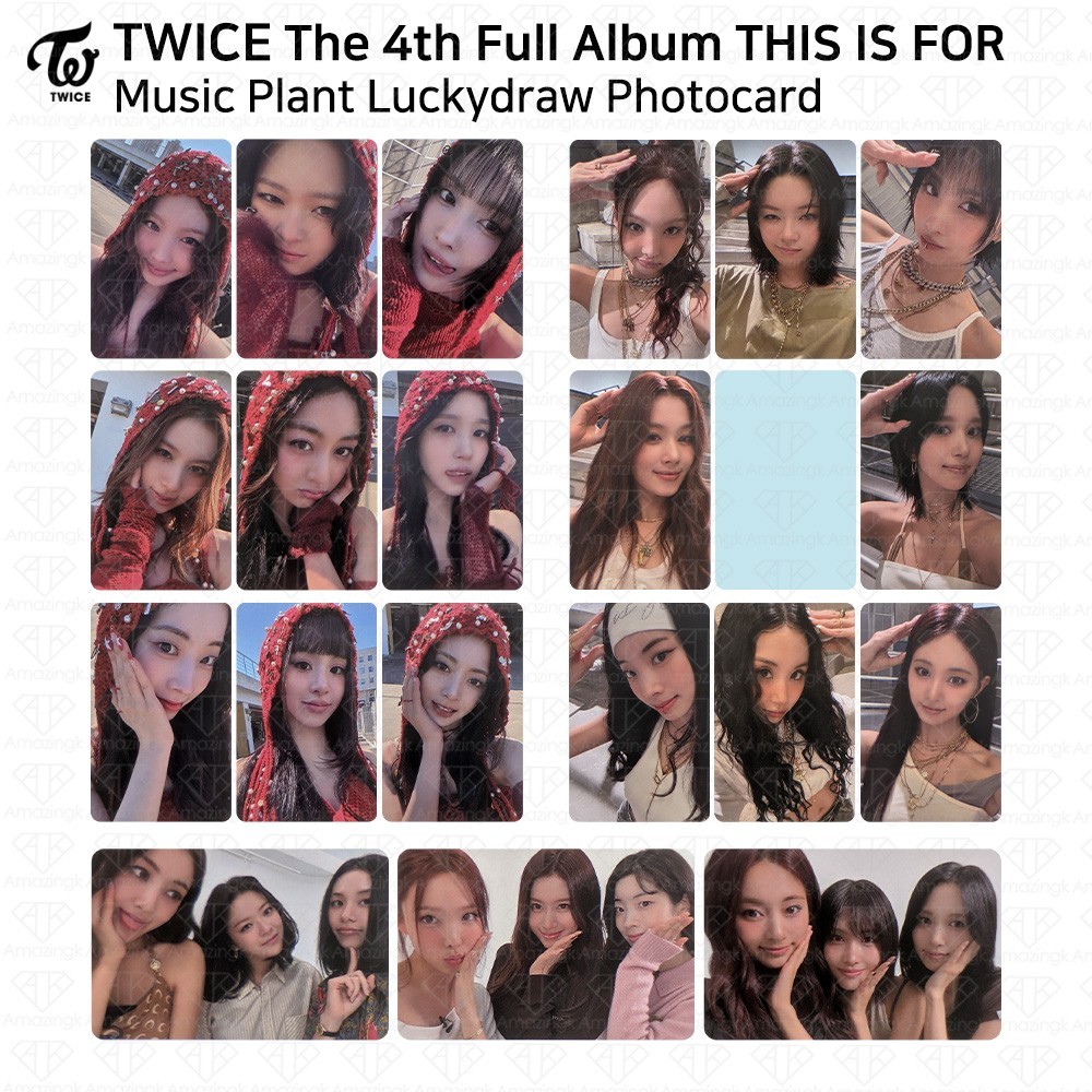 TWICE 4th Full Album THIS IS FOR Musicplant Luckydraw Event