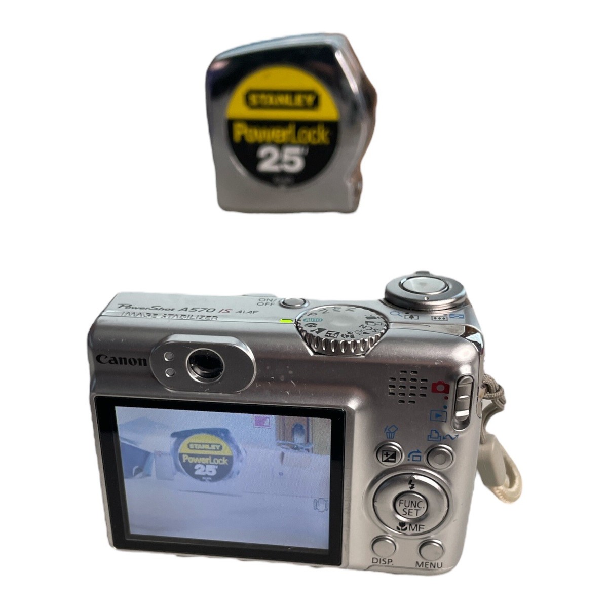 Canon Digital Camera PowerShot A570 IS PC1225 7.1 MP 4X Zoom