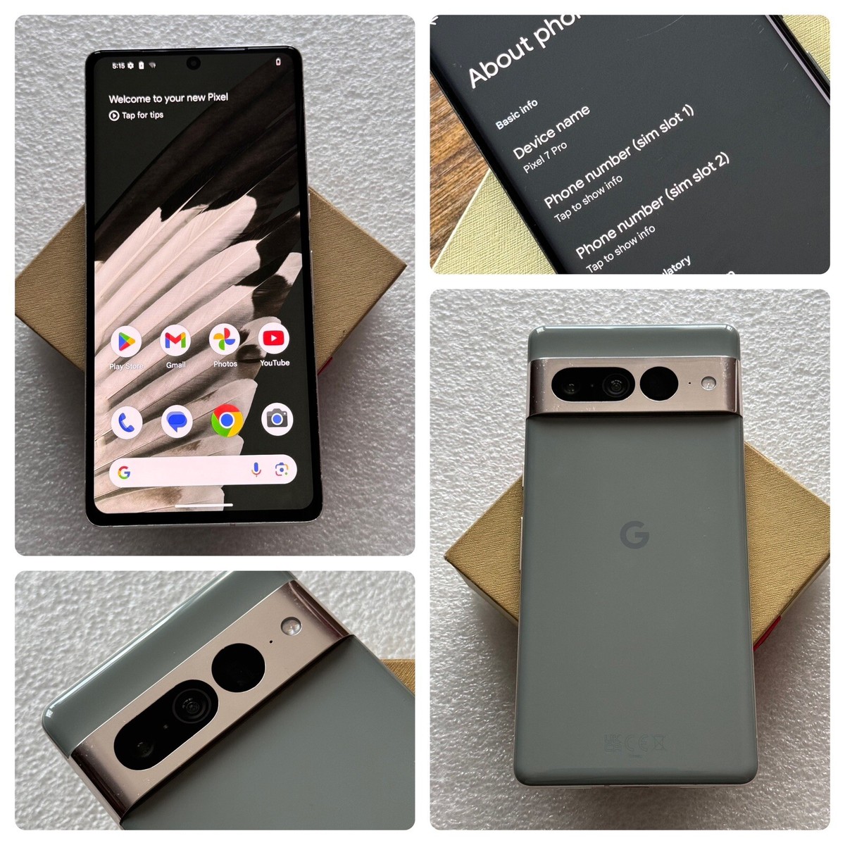 Pixel 7 Pro 128GB SIMフリー 四隅微細欠けあり 他は美品】 Google