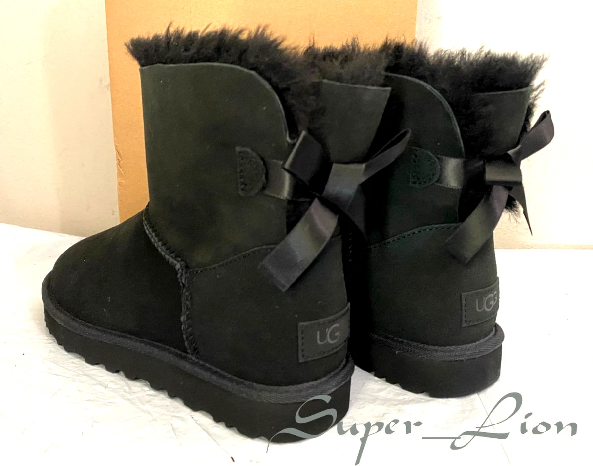 Womens Black Bailey Bow Uggs for sale - eBay