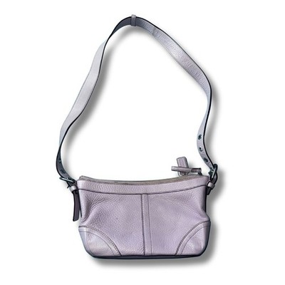 Coach Vtg Soho Hobo Shoulder Bag Lavender Purple Leather 2154 Y2K