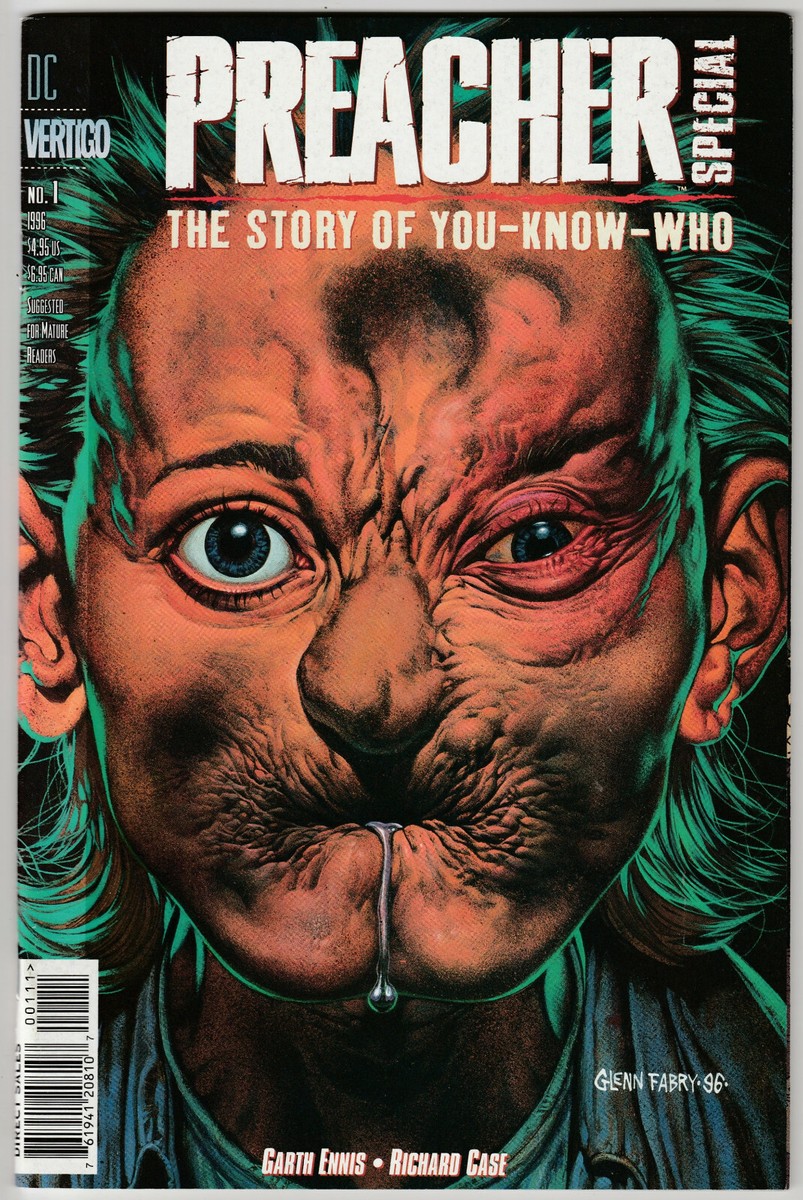 DC Vertigo PREACHER STORY OF YOU KNOW WHO Arseface Garth Ennis