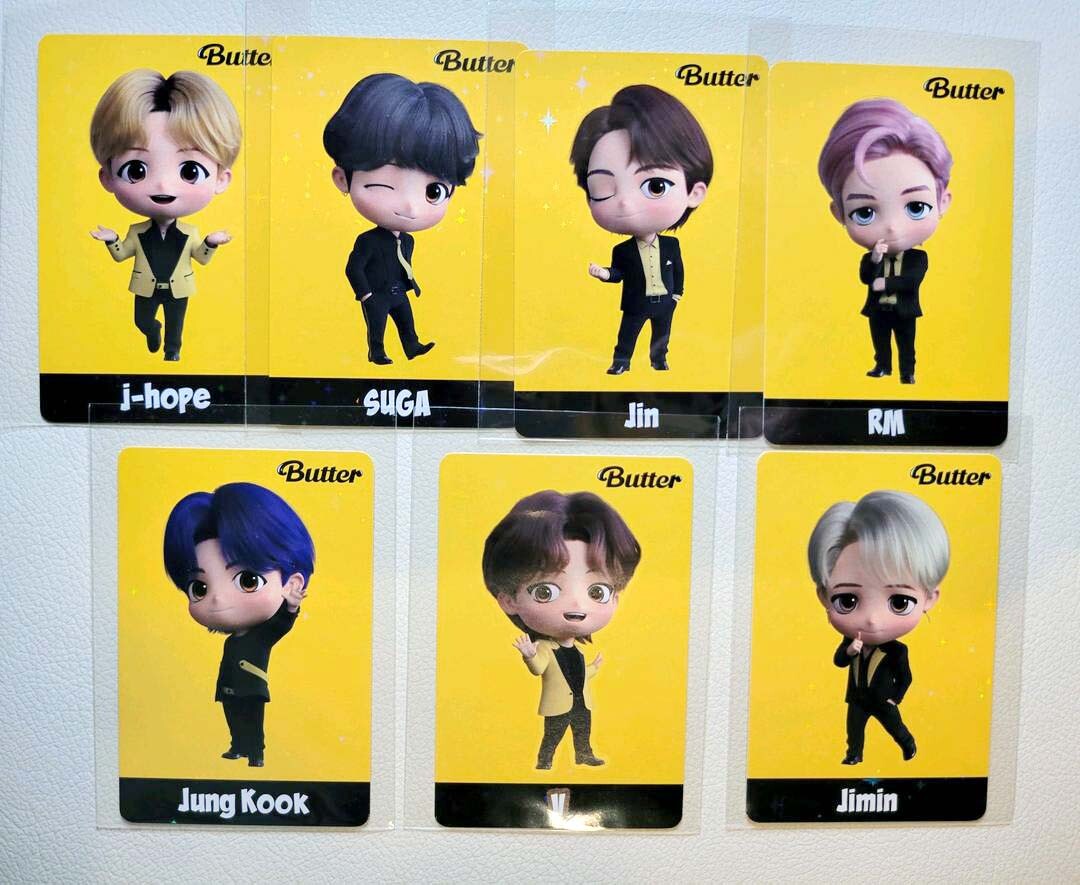 BTS Butter Tinytan SEGA Limited Original Glitter holo card