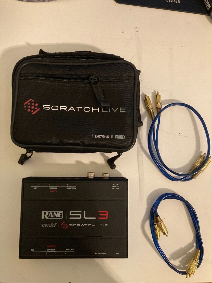 Used Rane SL3 Scratch Live Serato DJ interface DVS | eBay
