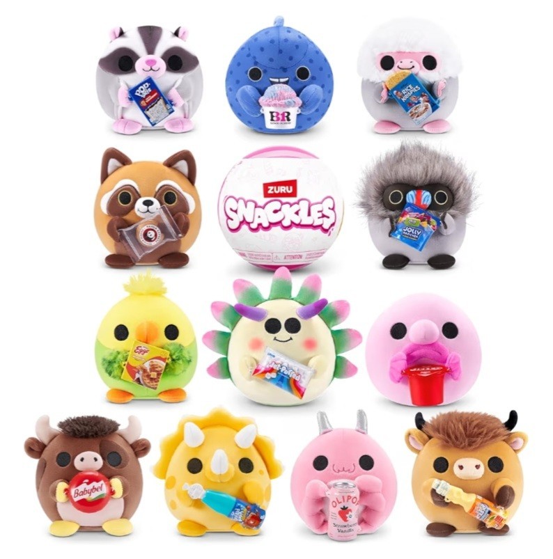 Zuru Snackles 5” Mystery Plush Series 1 & 2 and 3~ YOU PICK END OF