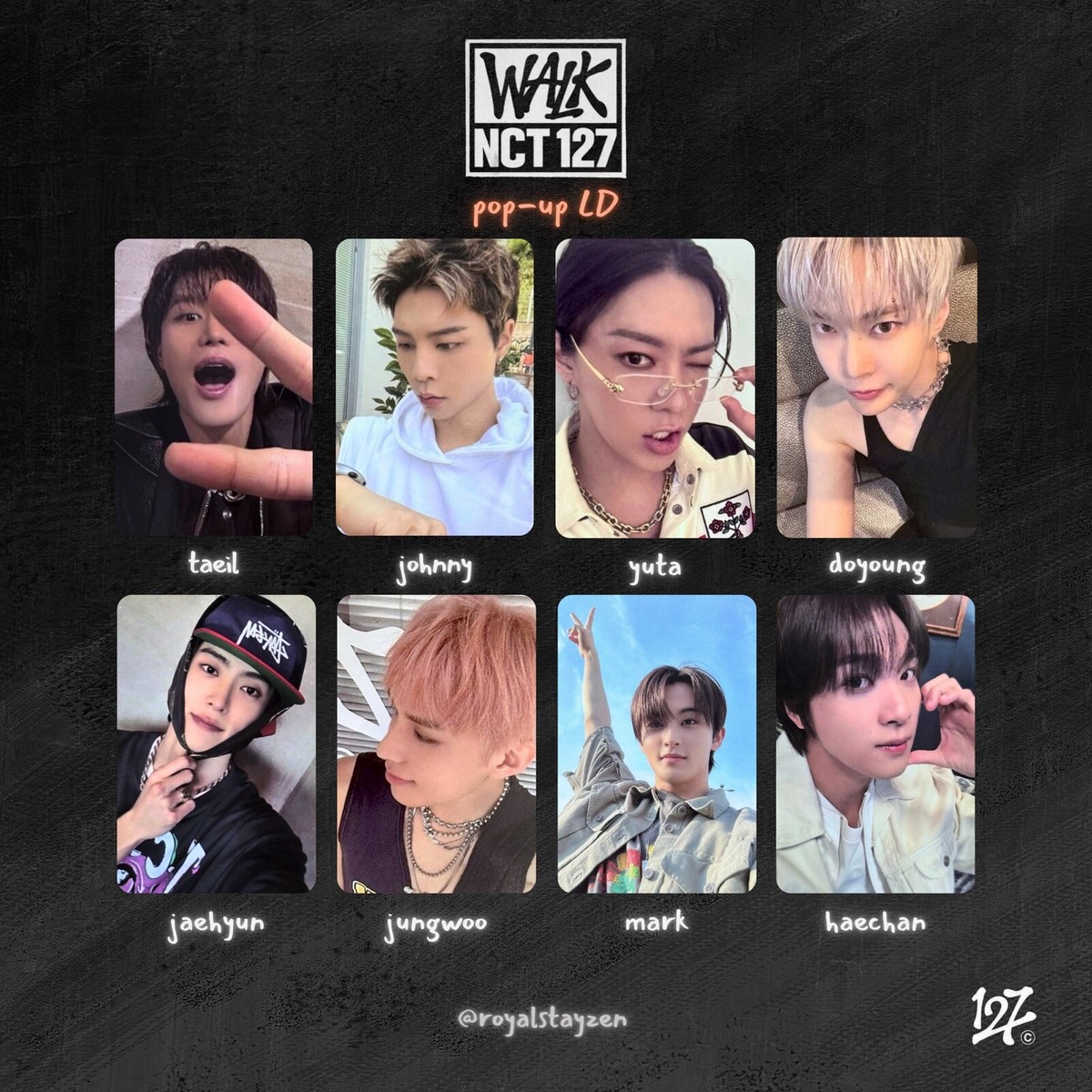 NCT 127 THE 6TH ALBUM WALK POP UP LUCKY DRAW SM STORE OFFICIAL