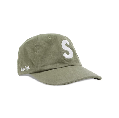 Supreme Kevlar Denim S Logo 6 Panel Hat - Olive Green - NEW | eBay
