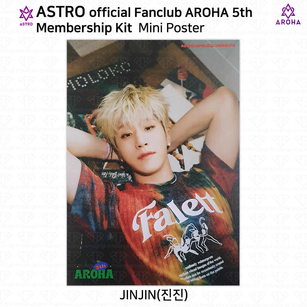 ASTRO 5th Official Fanclub AROHA Membership Kit Poster Tumbler