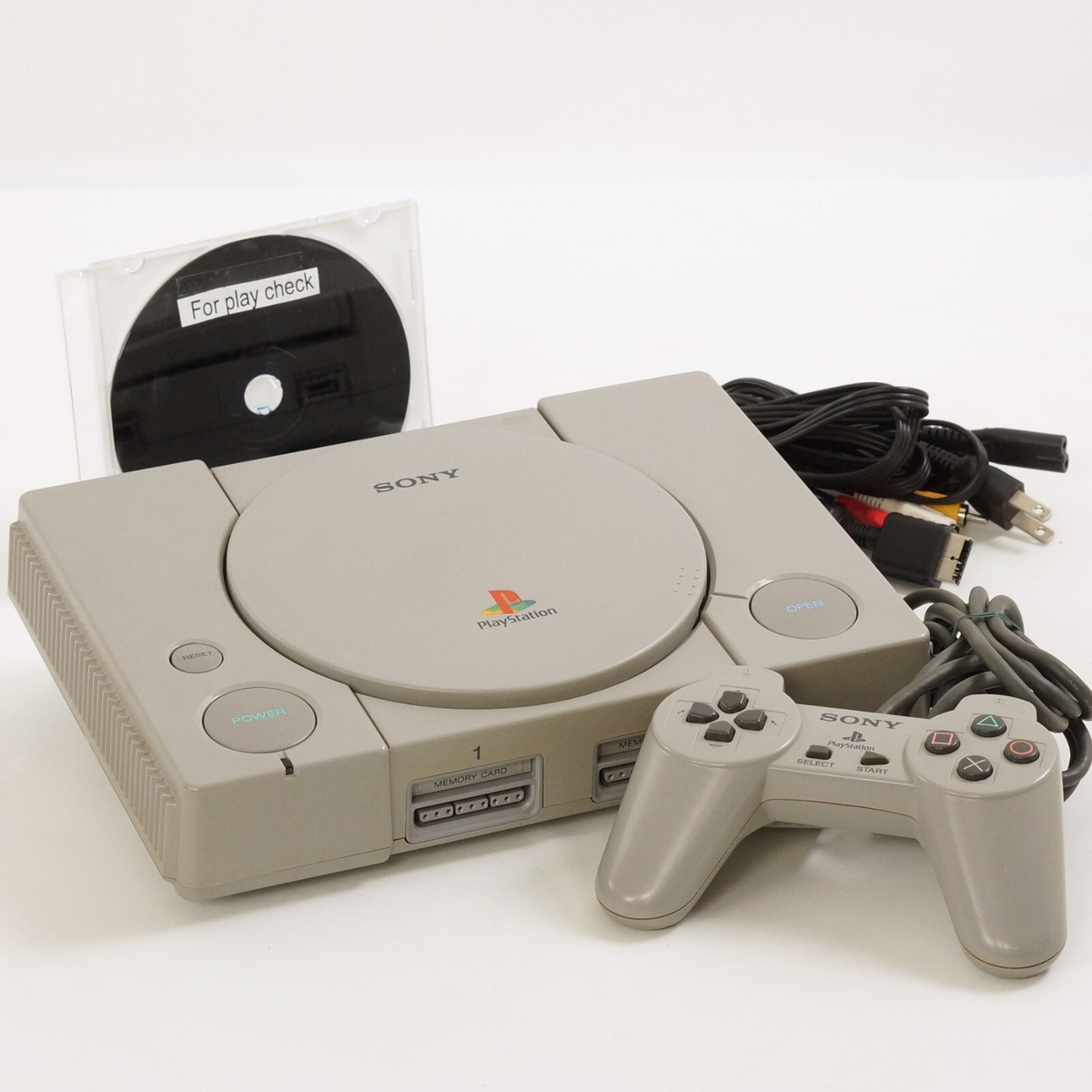 PS1 Console SCPH-9000 Tested System SONY Playstation JAPAN -NTSC-J
