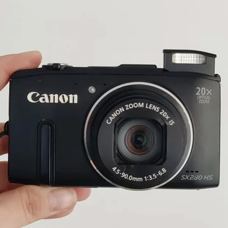 Canon Powershot SX280 HS Black 12.1MP 20x Zoom Digital Camera | eBay