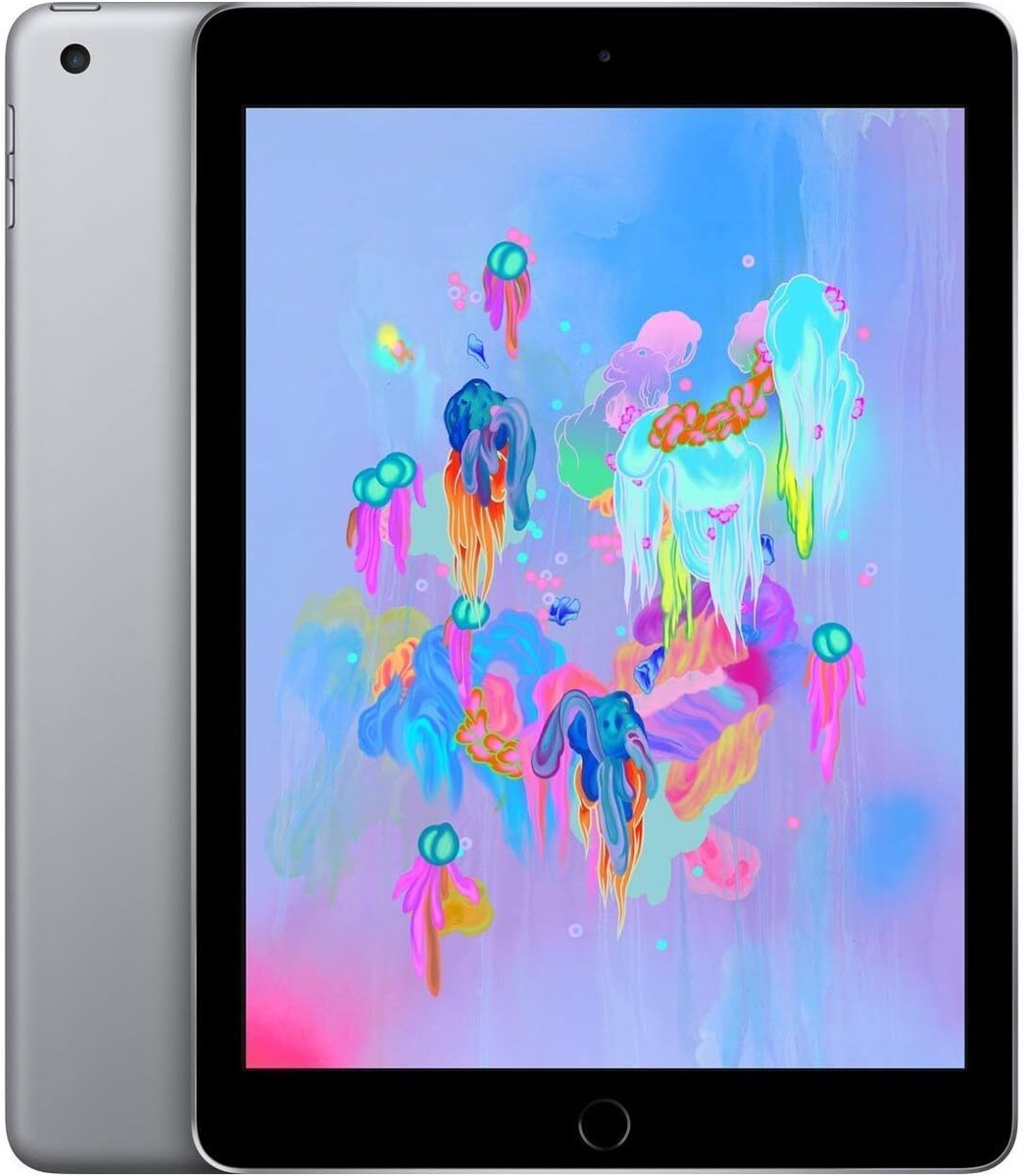 Apple iPad 6th Generation A1893 32GB Wi-Fi 9.7in Space Gray- NO