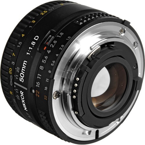 Nikon AF FX NIKKOR 50mm f/1.8D Prime F-Mount Lens for D4, D4S