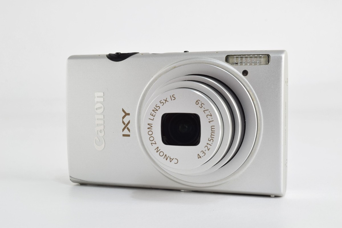 Near Mint]Canon IXY 220F Silver Digital Camera Optical 5x Zoom