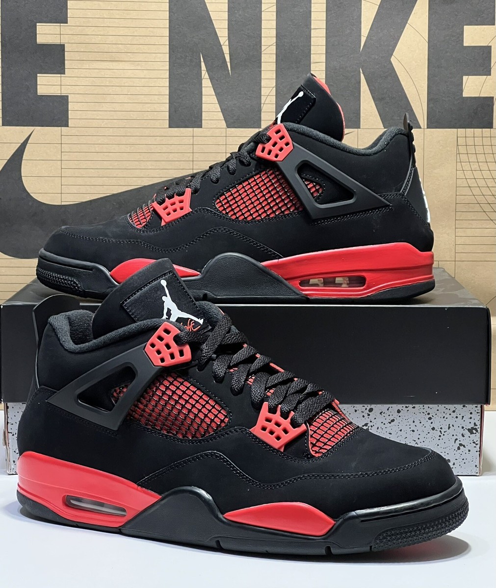 Nike Air Jordan 4 IV Crimson 'Red Thunder' CT8527-016 Men's Size
