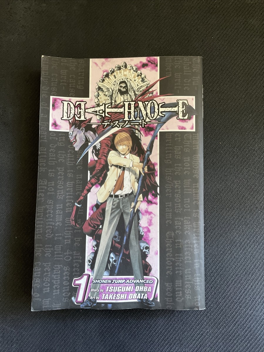 Death Note Vol. 1 by Tsugumi Ohba 2005 Trade Paperback First