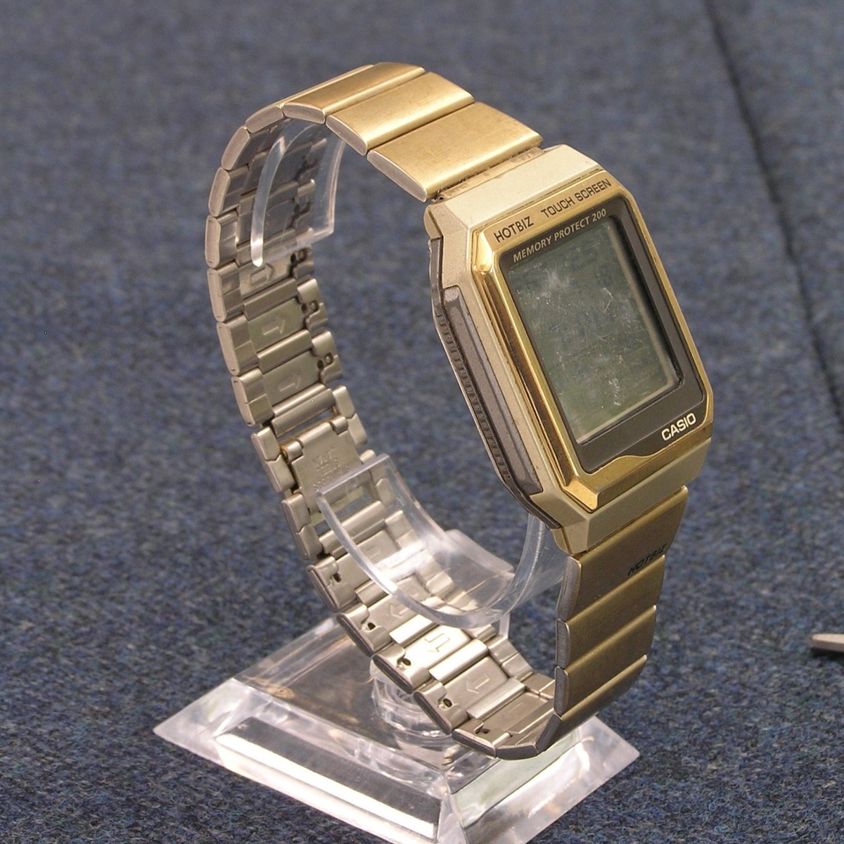 90s CASIO HOTBIZ TOUCHSCREEN WATCH VDB-2000[New Battery] - Rare