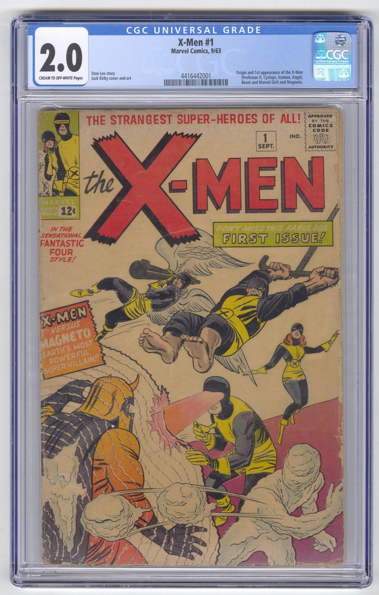 X-men #1 Marvel Comics 1963 CGC 2.0 | eBay