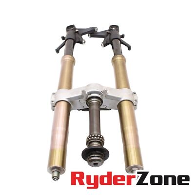 2008 - 2010 KAWASAKI ZX10R FORKS FRONT SUSPENSION END TRIPLE TREE