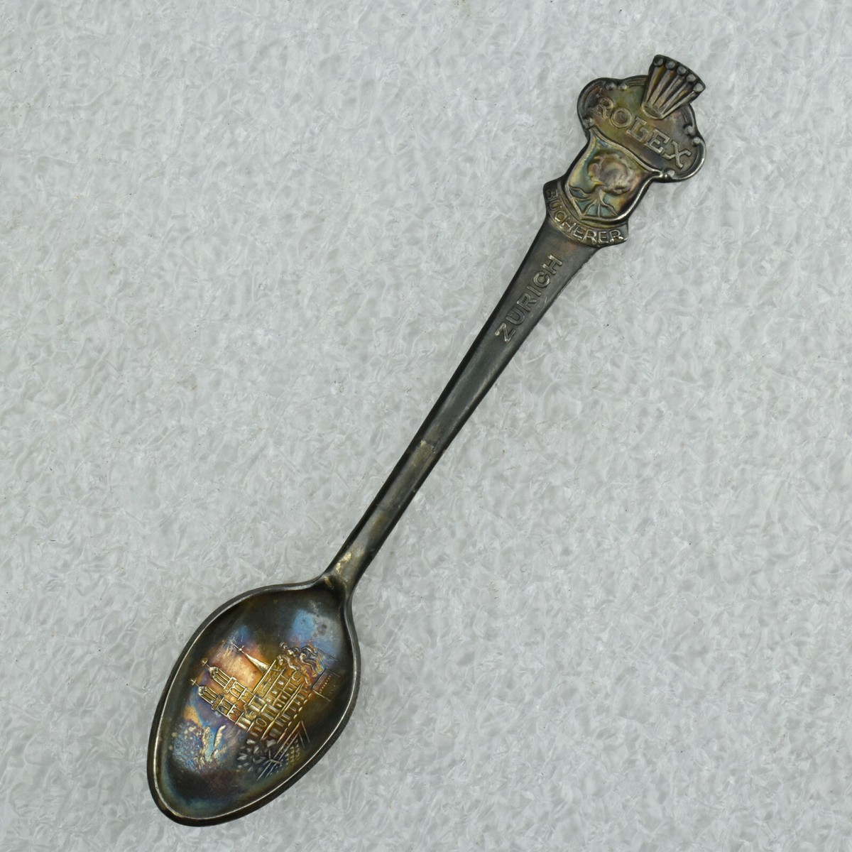 Vintage Collectible Souvenir Spoon ROLEX Bucherer Zurich