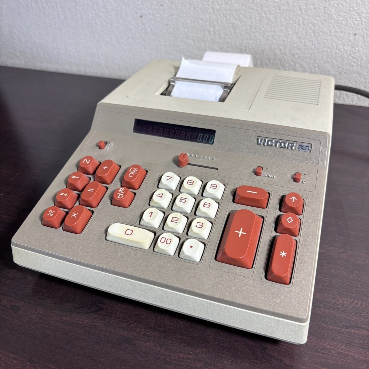 Calculatrice de bureau VICTOR 620 Vintage 70's Japan Desktop