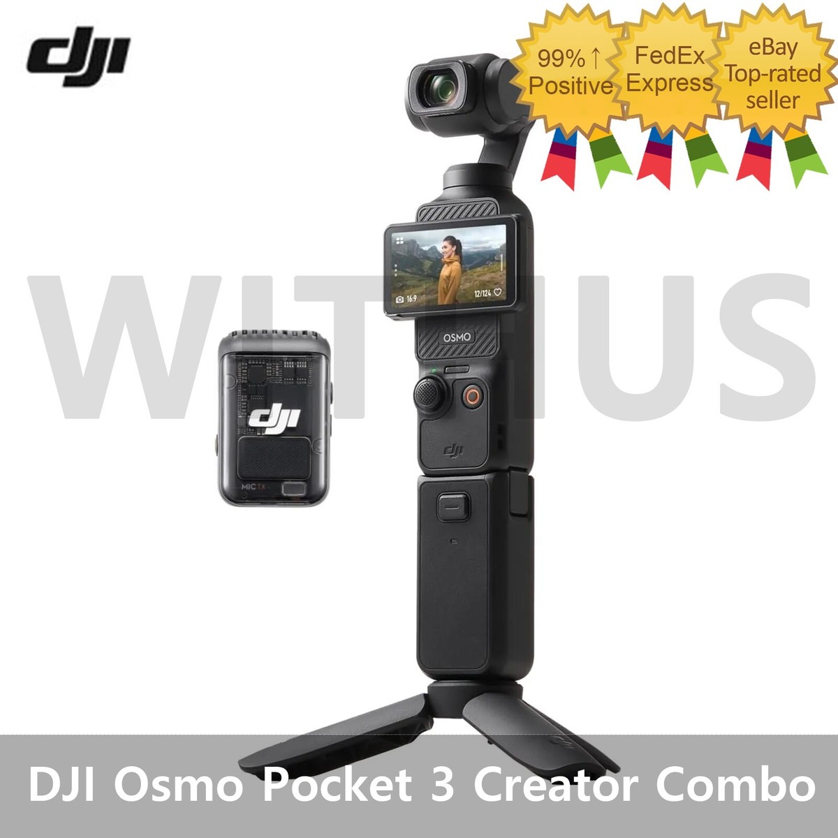 DJI Osmo Pocket 3 Creator Combo Handheld Gimbal Stabilizer / No
