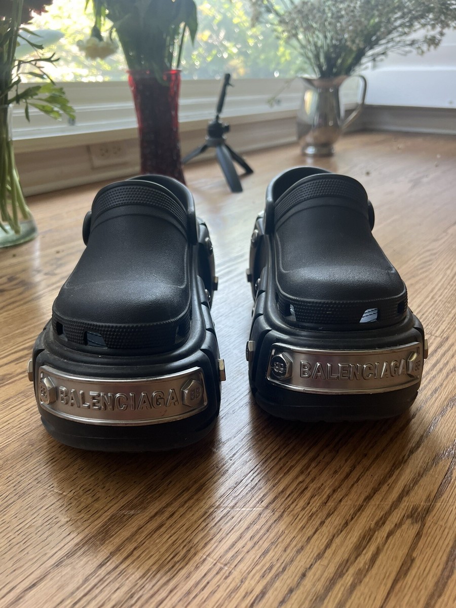 Balenciaga hard crocs unisex size us 8 fashion | eBay