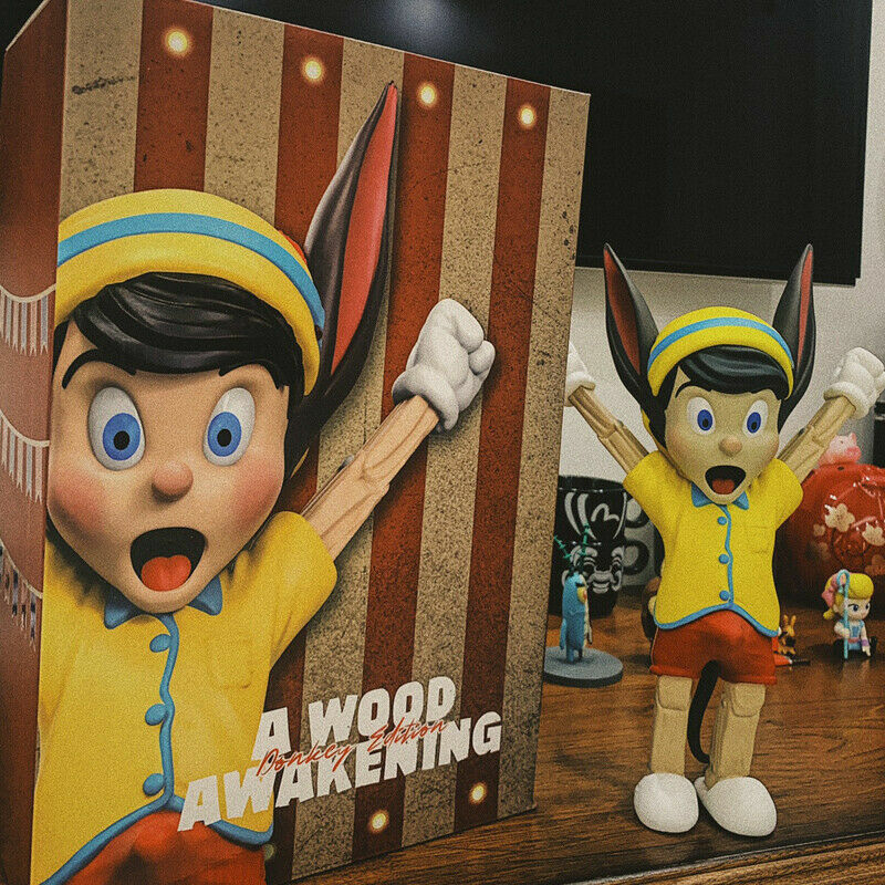 Mighty Jaxx A WOOD AWAKENING Pinocchio Limited Collectible Vinyl