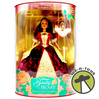 Disney Beauty and the Beast Holiday Princess Belle Doll 1997