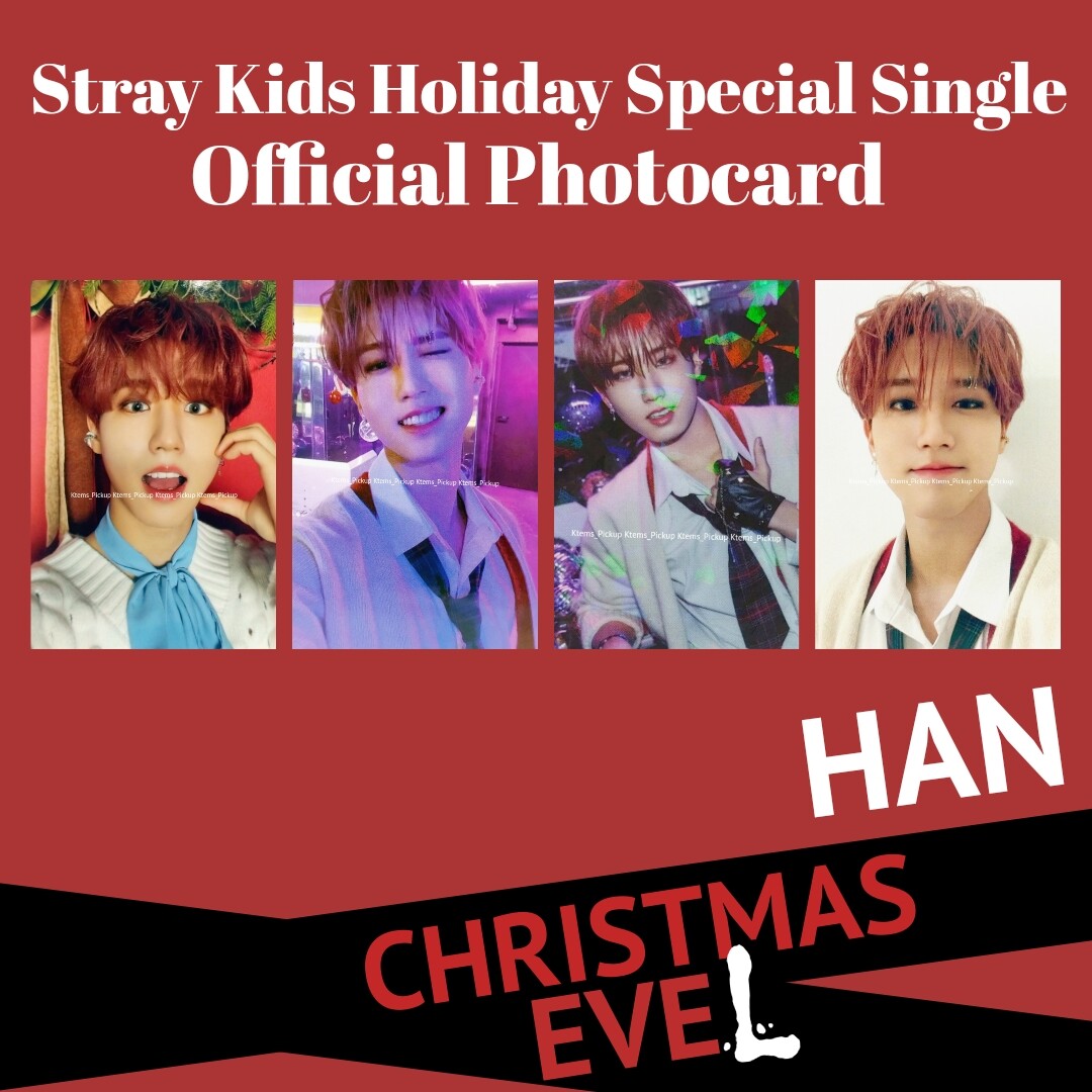 Stray Kids Christmas Evel selfie POB glitter official album