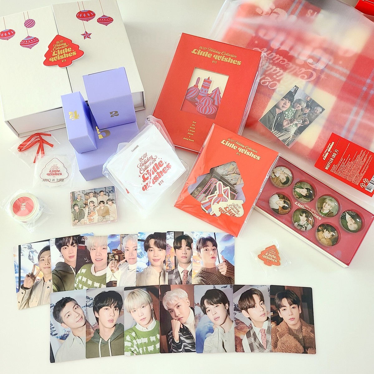 BTS 2021 Holiday Collection : Little Wishes Official Merch, 4cuts