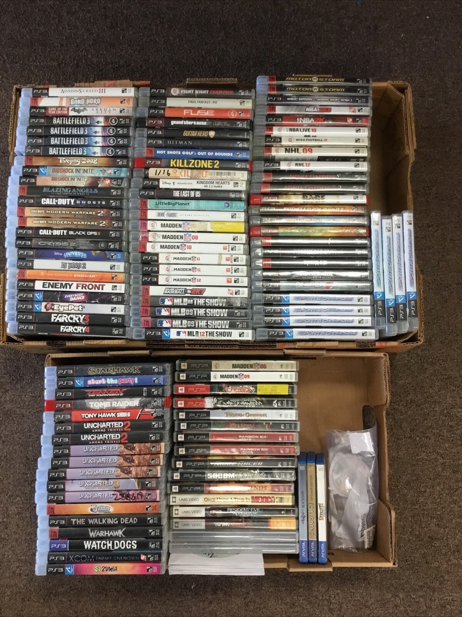 PlayStation 3 PS3 / UMD / PSP / Vita Games - You Pick & Choose +($