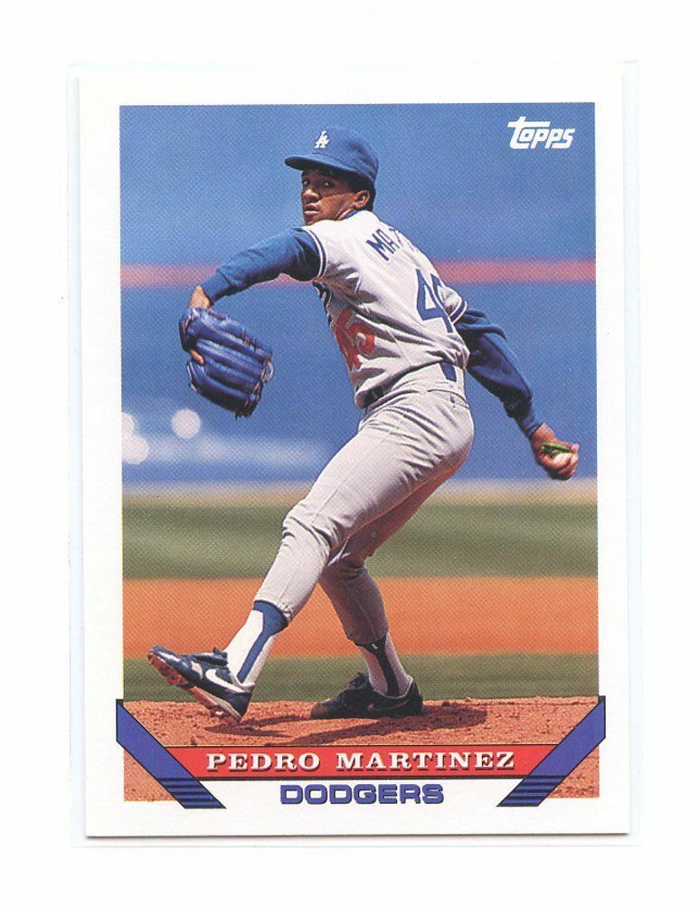 1993 Topps #557 Pedro Martinez Los Angeles Dodgers Rookie Card | eBay