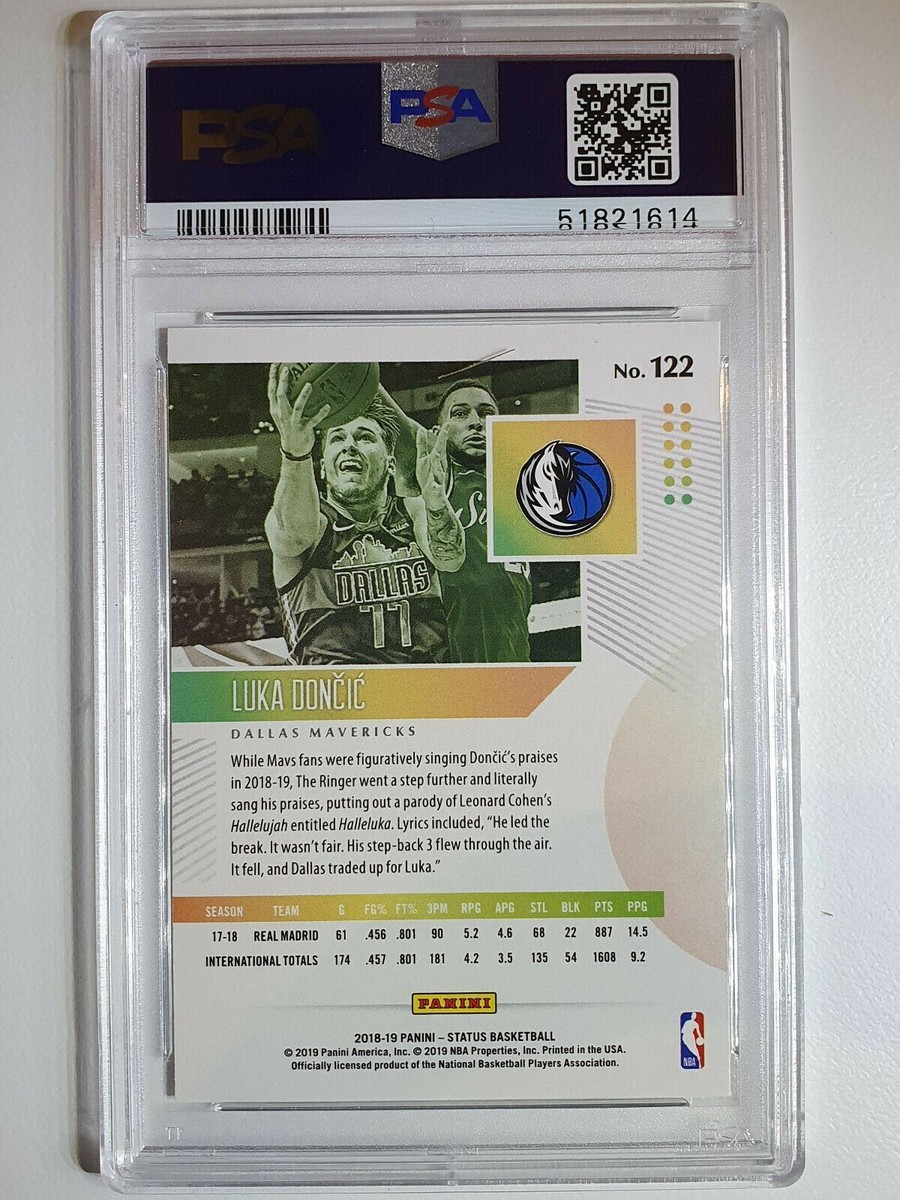 2018-19 Panini Status Luka Doncic Rookie #122 - PSA 9 | eBay