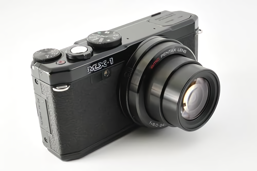 PENTAX MX-1 12.0MP Digital Camera Black Tested Working From Japan