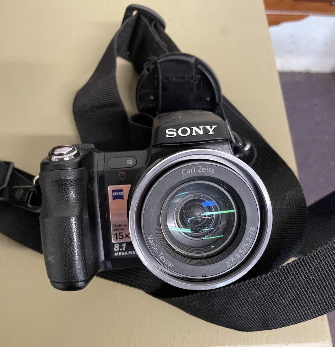 Sony Cyber-shot DSC-H7 8.1MP Digital Camera - Black for sale