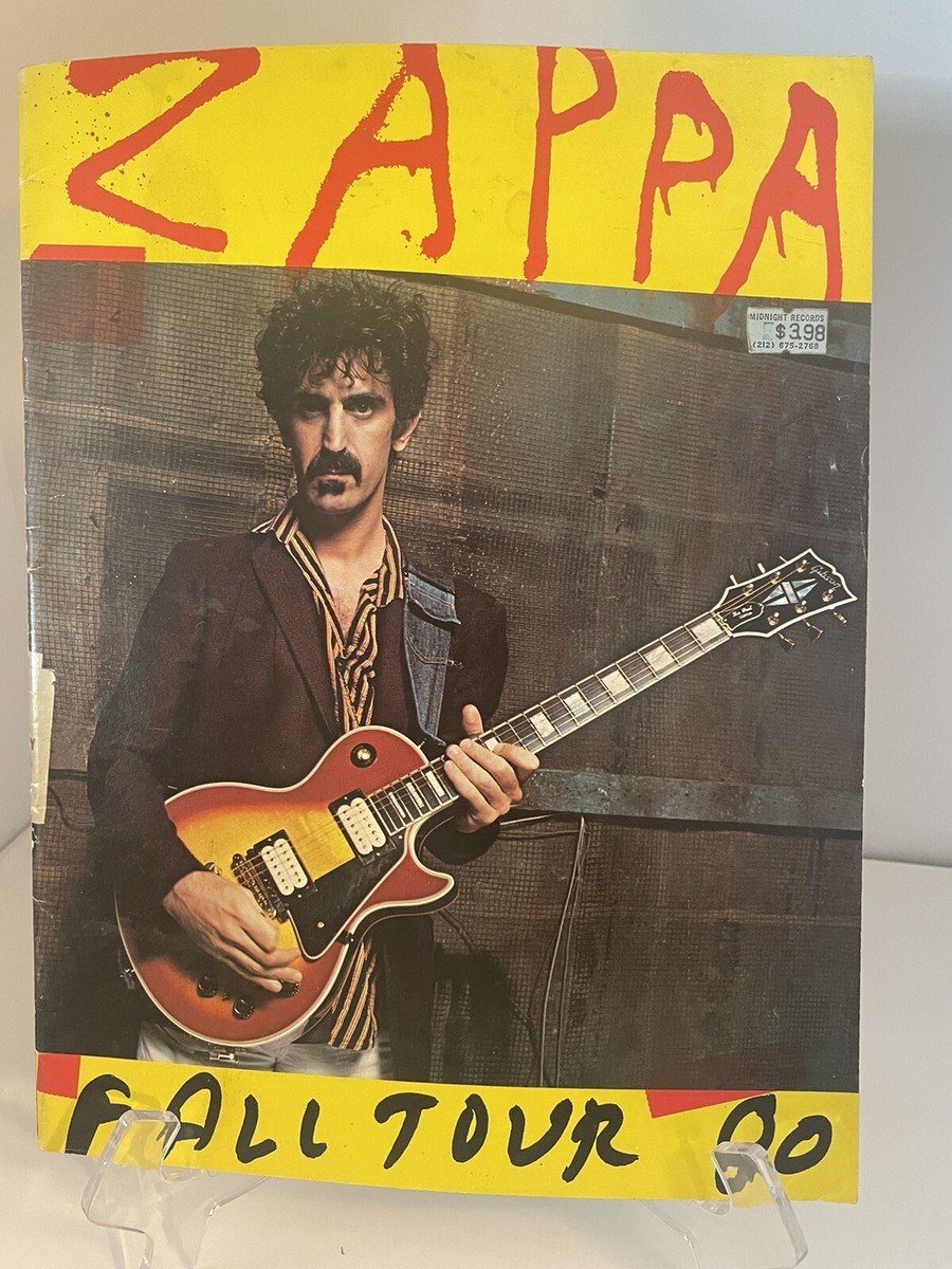 Frank Zappa, Crush All Boxes, Fall Tour 1980, Concert Program | eBay