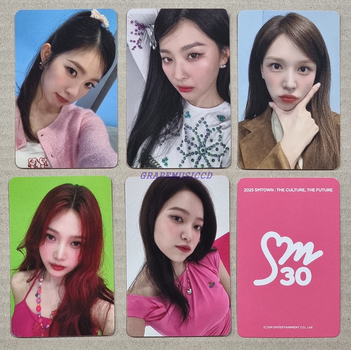 RED VELVET 2025 SMTOWN : THE CULTURE, THE FUTURE POB PHOTOCARD