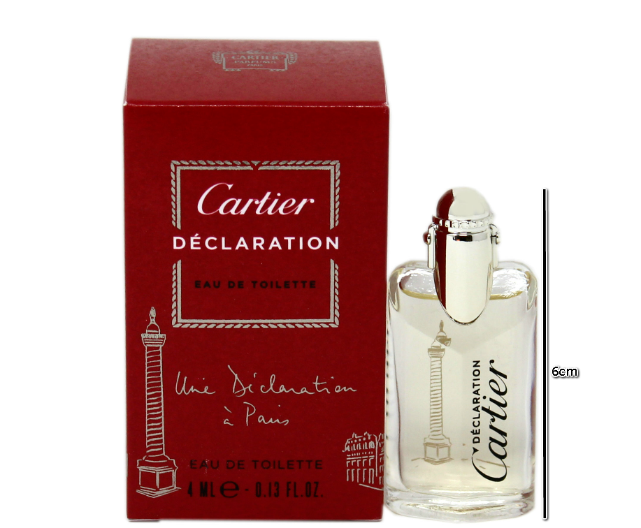 CARTIER DECLARATION EAU DE TOILETTE SPLASH 4 ML/0.13 FL.OZ