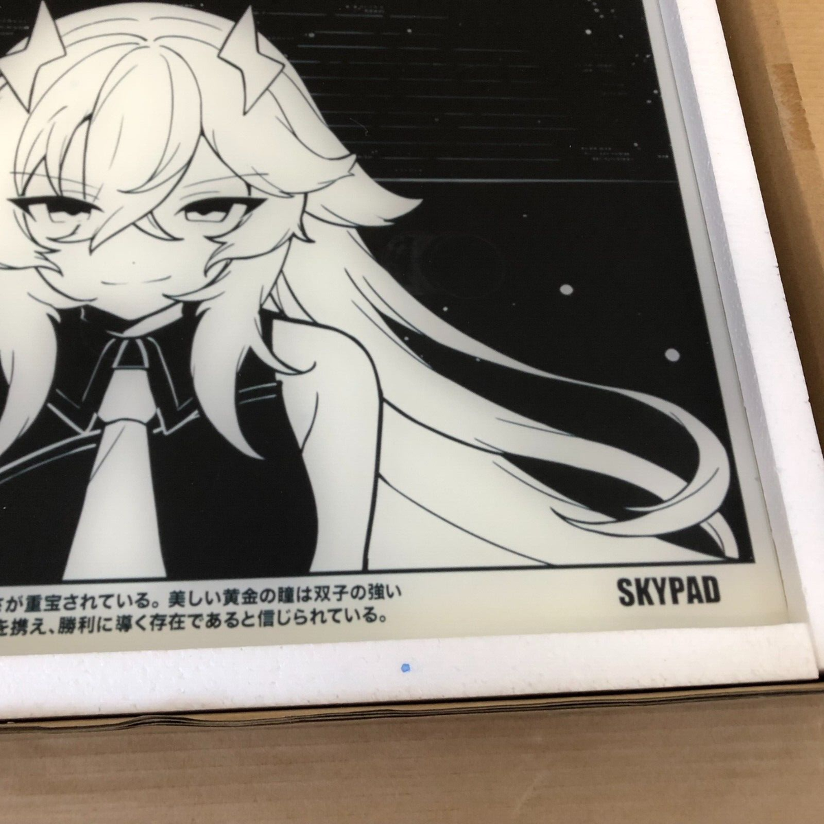 SKYPAD 3.0 Shiny Sora XL Glass Mouse Pad Limited Edition Used JP