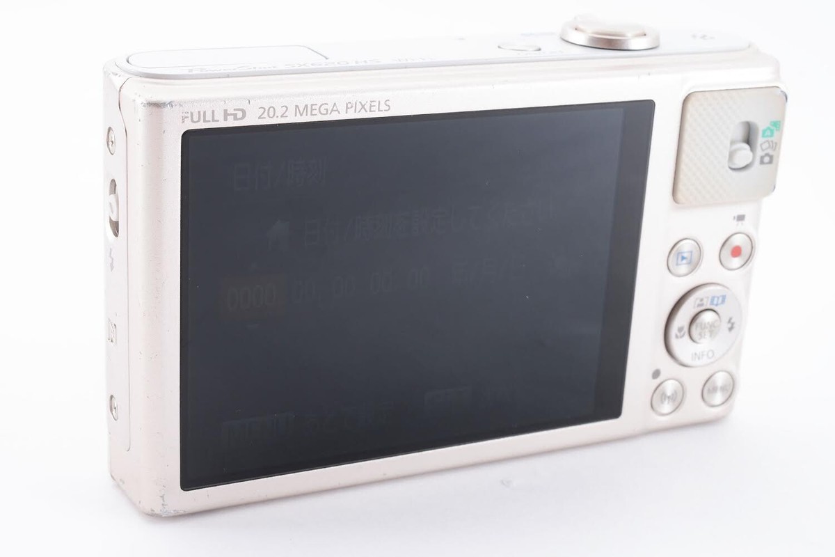 Canon PowerShot SX620 HS 20.2MP Digital Camera *Gold *good Working