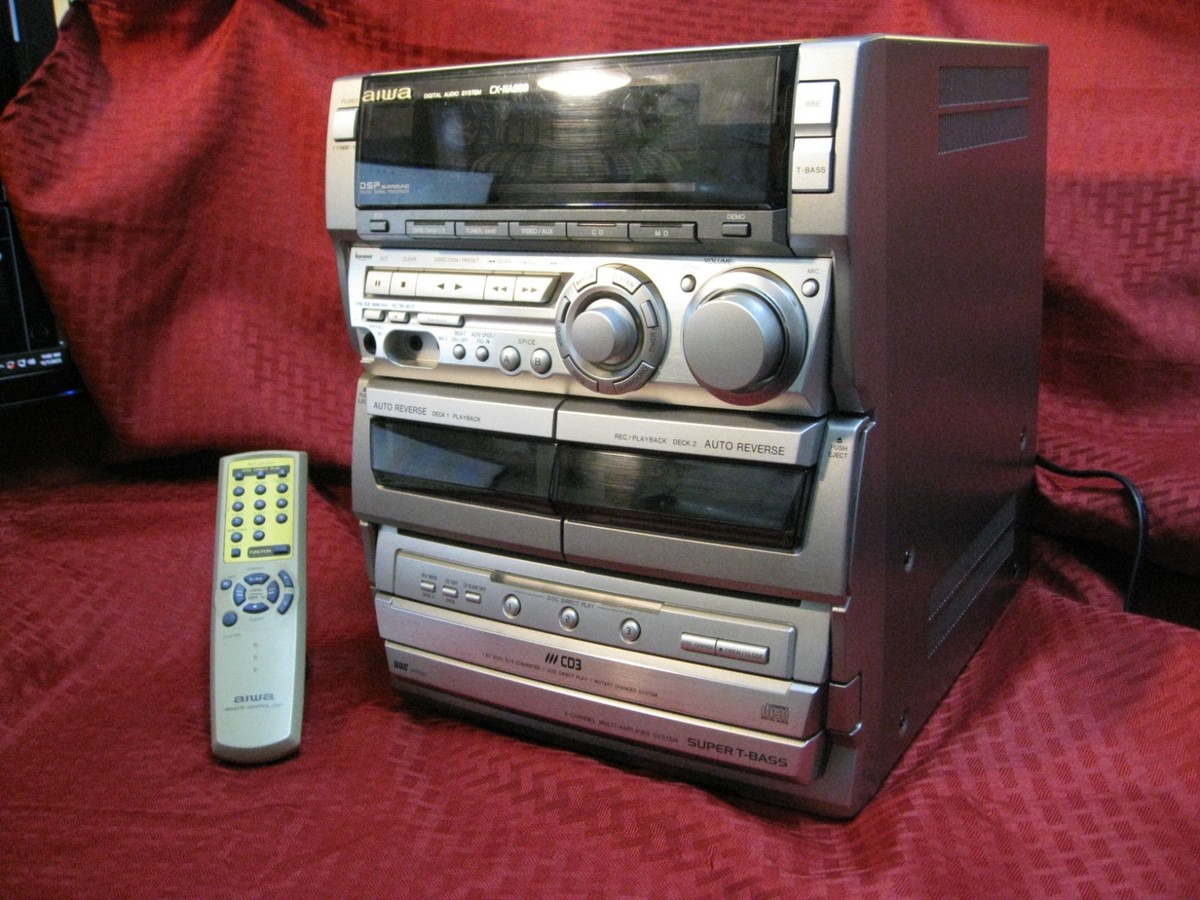 AIWA CX-NA888 Vintage Stereo CD Changer Tuner Video Aux w/ Remote