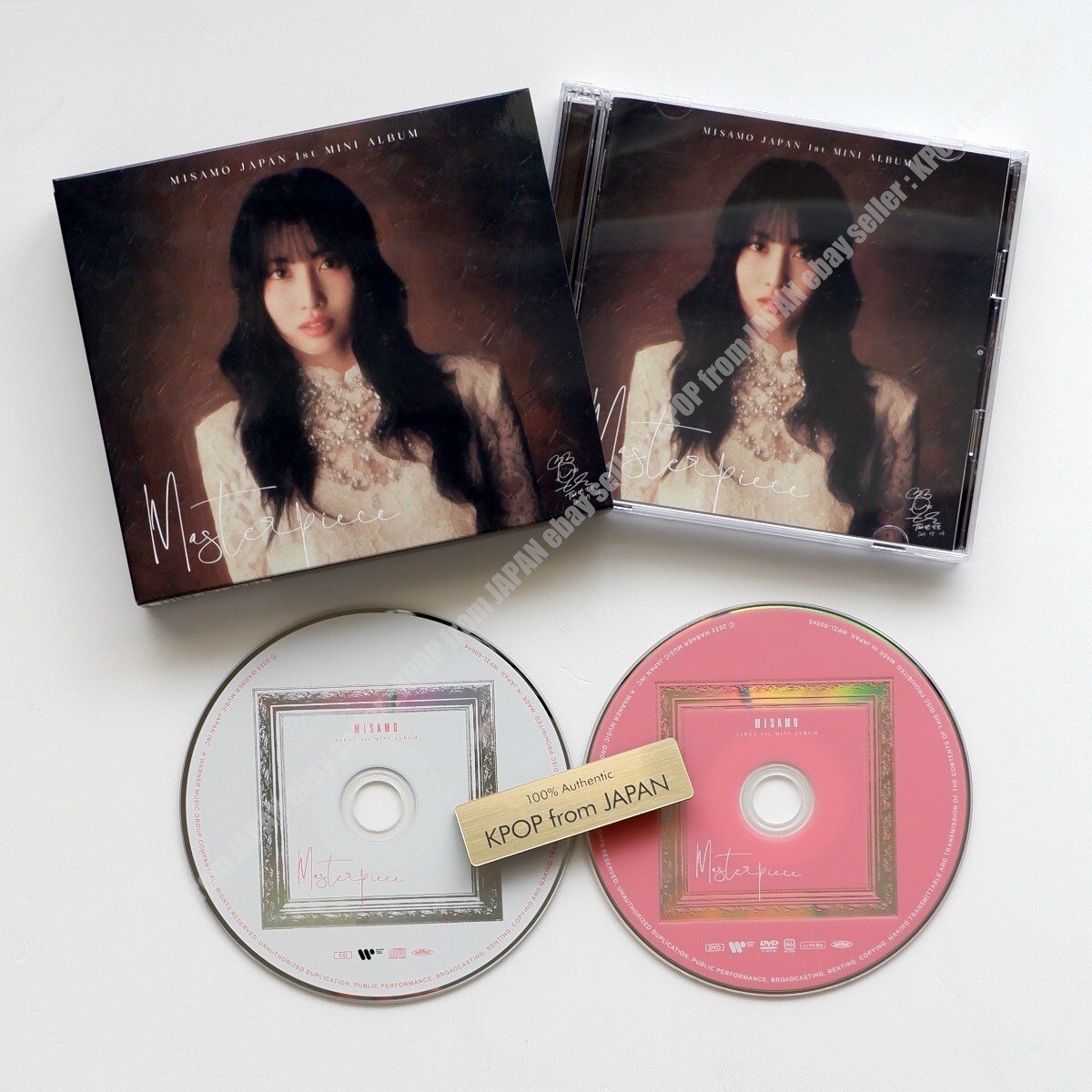 MOMO MISAMO Masterpiece Solo CD + DVD + Photocard Postcard