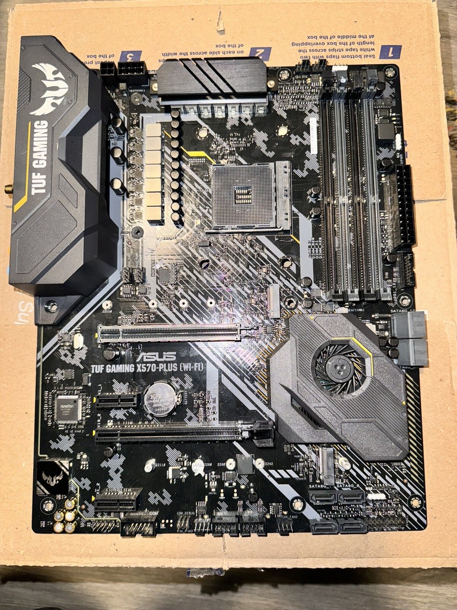 ASUS ‎TUF GAMING X570-PLUS (WI-FI) Socket AM4, AMD Motherboard | eBay